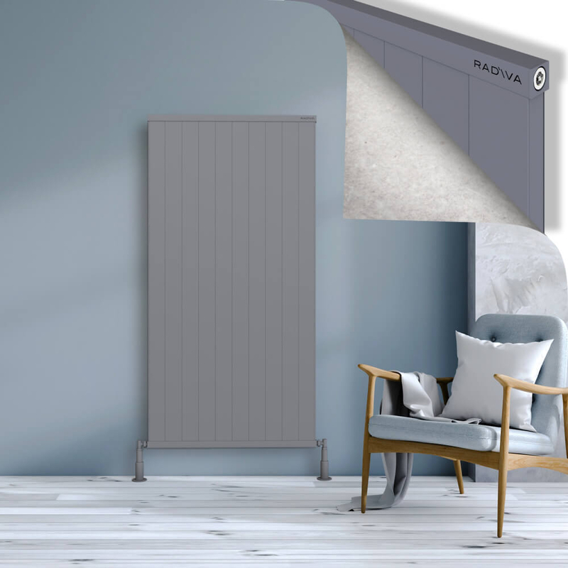 RIO Dekoratif Alüminyum Radyatör 1600x1004 Gri