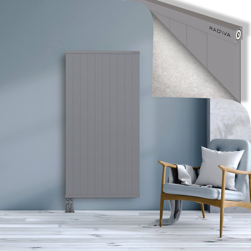 RIO Dekoratif Alüminyum Radyatör 1600x1004 Gri