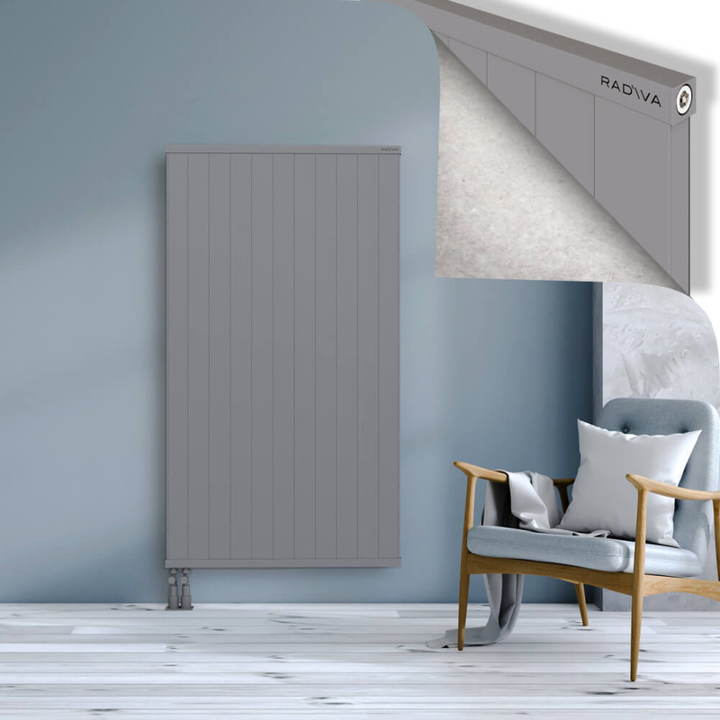 RIO Dekoratif Alüminyum Radyatör 1600x1104 Gri