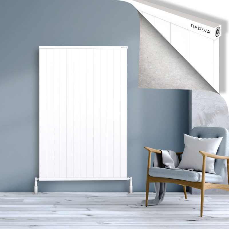 RIO Dekoratif Alüminyum Radyatör 1600x1304 Beyaz
