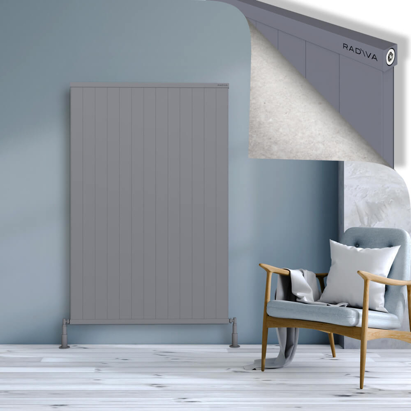 RIO Dekoratif Alüminyum Radyatör 1600x1304 Gri