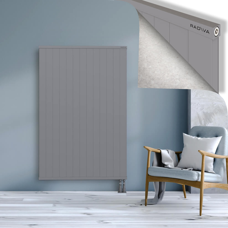 RIO Dekoratif Alüminyum Radyatör 1600x1304 Gri