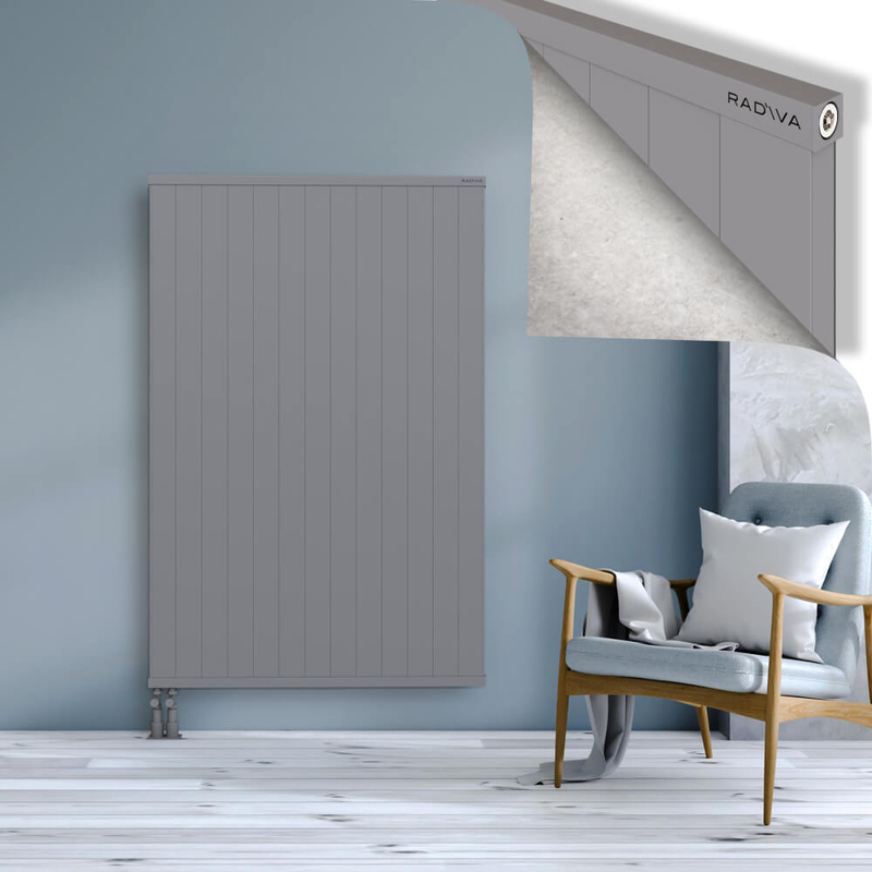 RIO Dekoratif Alüminyum Radyatör 1600x1304 Gri