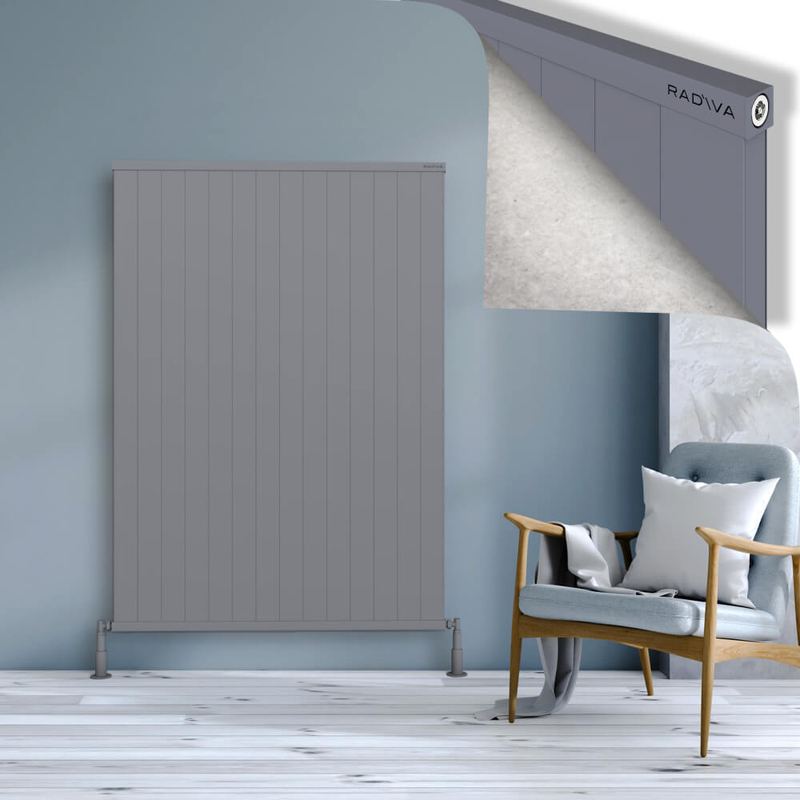 RIO Dekoratif Alüminyum Radyatör 1600x1404 Gri