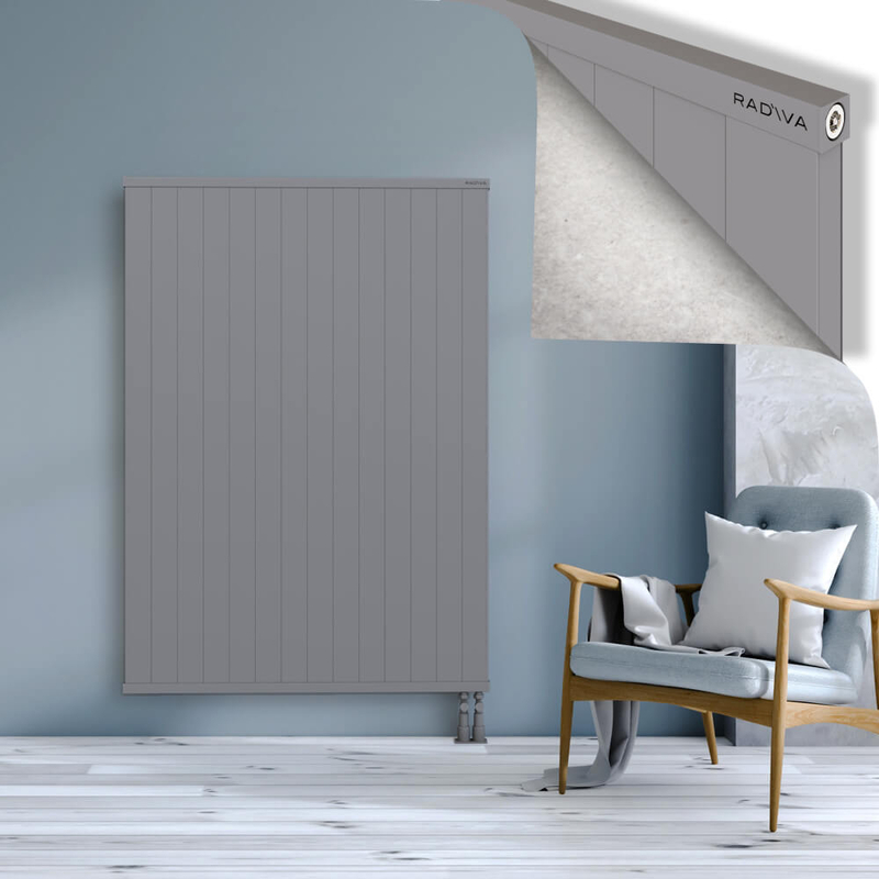 RIO Dekoratif Alüminyum Radyatör 1600x1404 Gri