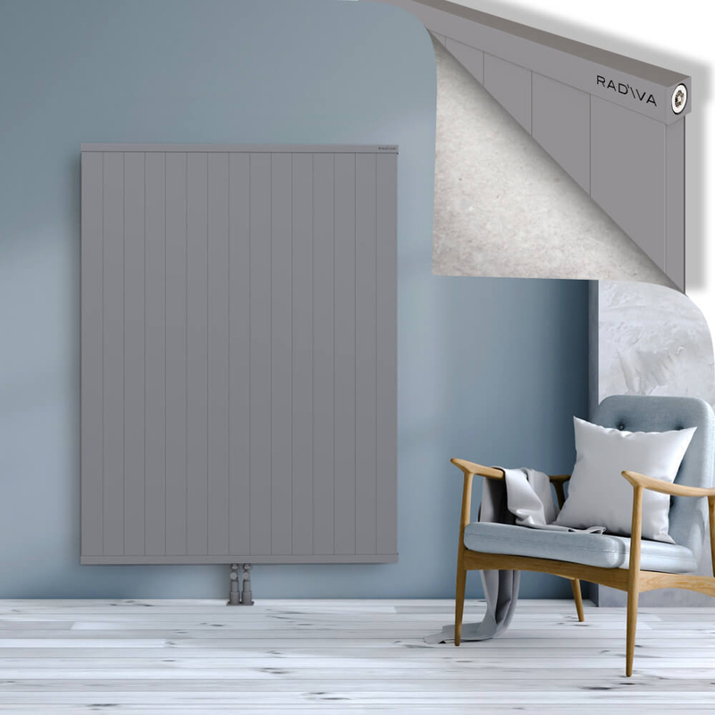 RIO Dekoratif Alüminyum Radyatör 1600x1504 Gri