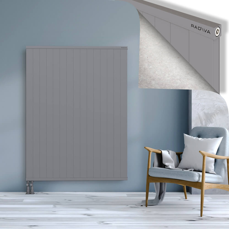 RIO Dekoratif Alüminyum Radyatör 1600x1504 Gri