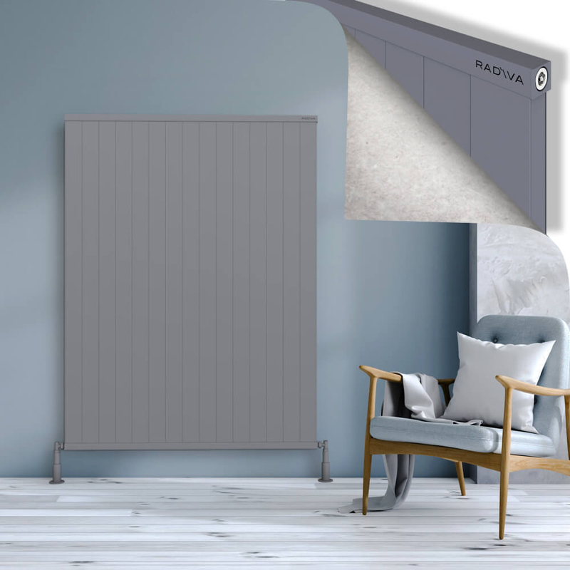 RIO Dekoratif Alüminyum Radyatör 1600x1504 Gri