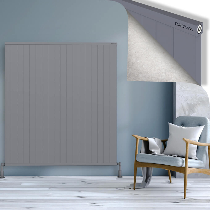 RIO Dekoratif Alüminyum Radyatör 1600x1804 Gri