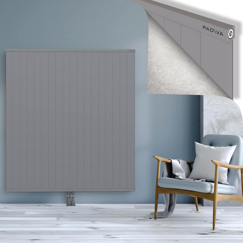RIO Dekoratif Alüminyum Radyatör 1600x1804 Gri