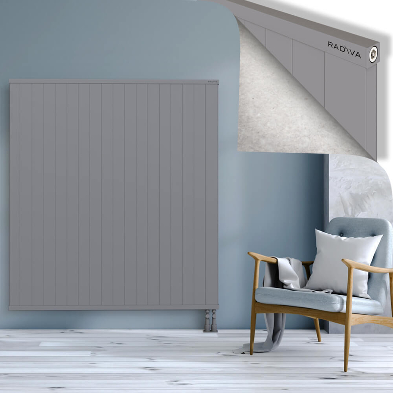 RIO Dekoratif Alüminyum Radyatör 1600x1804 Gri