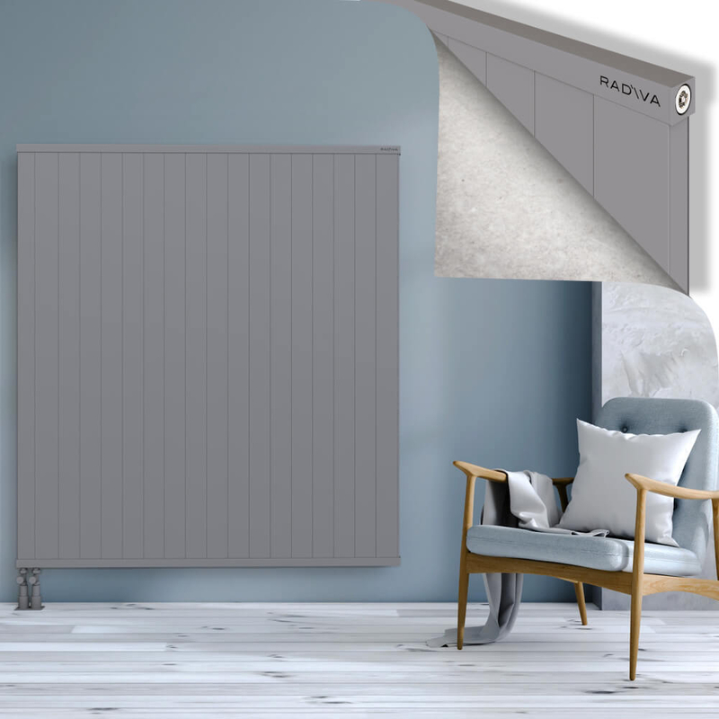RIO Dekoratif Alüminyum Radyatör 1600x1804 Gri