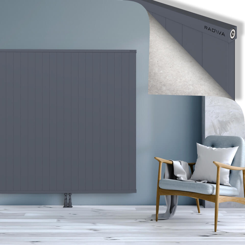 RIO Dekoratif Alüminyum Radyatör 1600x2204 Antrasit
