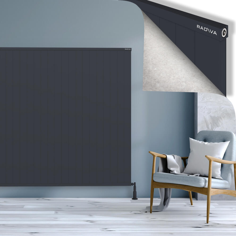 RIO Dekoratif Alüminyum Radyatör 1600x2204 Koyu Antrasit