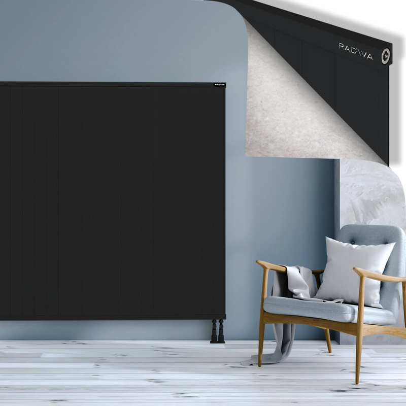 RIO Dekoratif Alüminyum Radyatör 1600x2204 Siyah