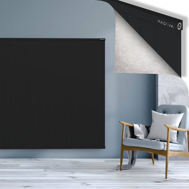 RIO Dekoratif Alüminyum Radyatör 1600x2204 Siyah