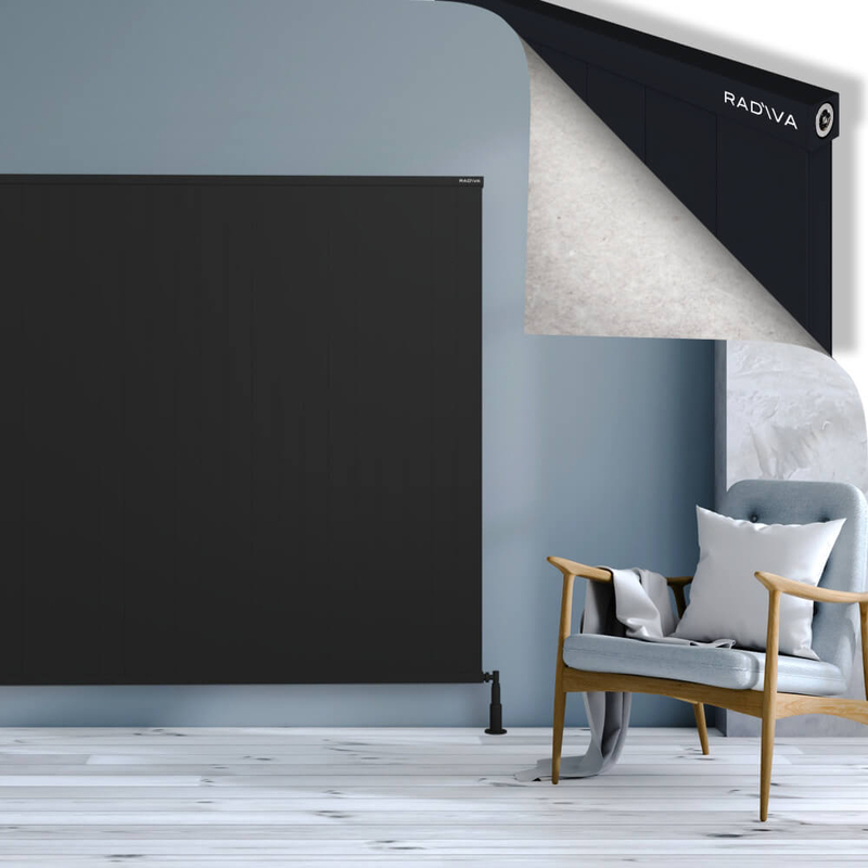 RIO Dekoratif Alüminyum Radyatör 1600x2504 Siyah