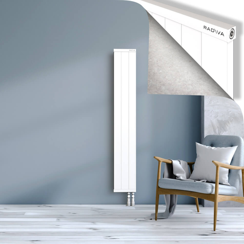 RIO Dekoratif Alüminyum Radyatör 1600x304 Beyaz