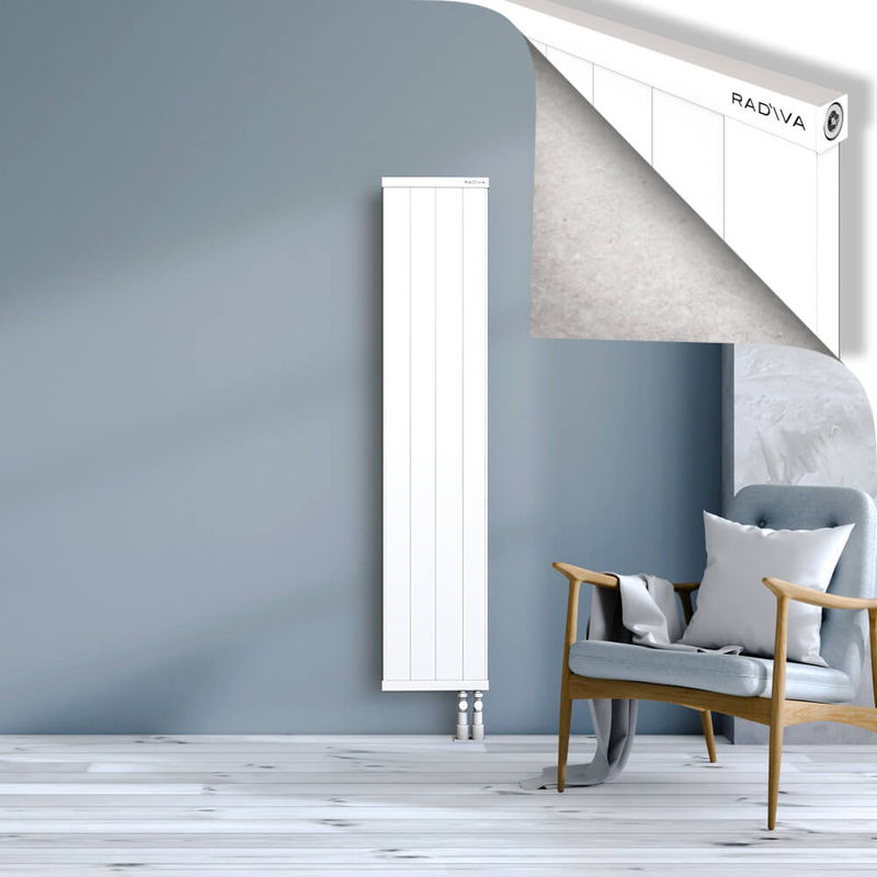 RIO Dekoratif Alüminyum Radyatör 1600x404 Beyaz