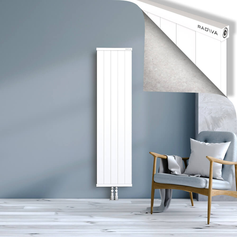 RIO Dekoratif Alüminyum Radyatör 1600x504 Beyaz