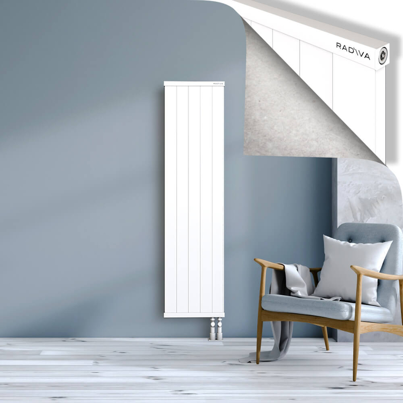 RIO Dekoratif Alüminyum Radyatör 1600x504 Beyaz