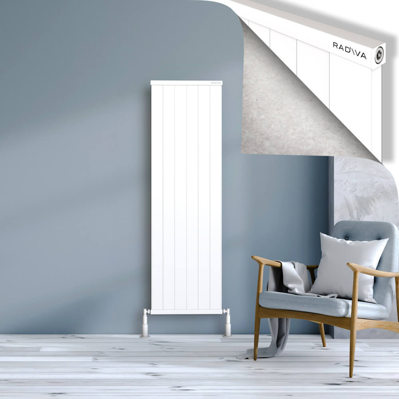 RIO Dekoratif Alüminyum Radyatör 1600x604 Beyaz