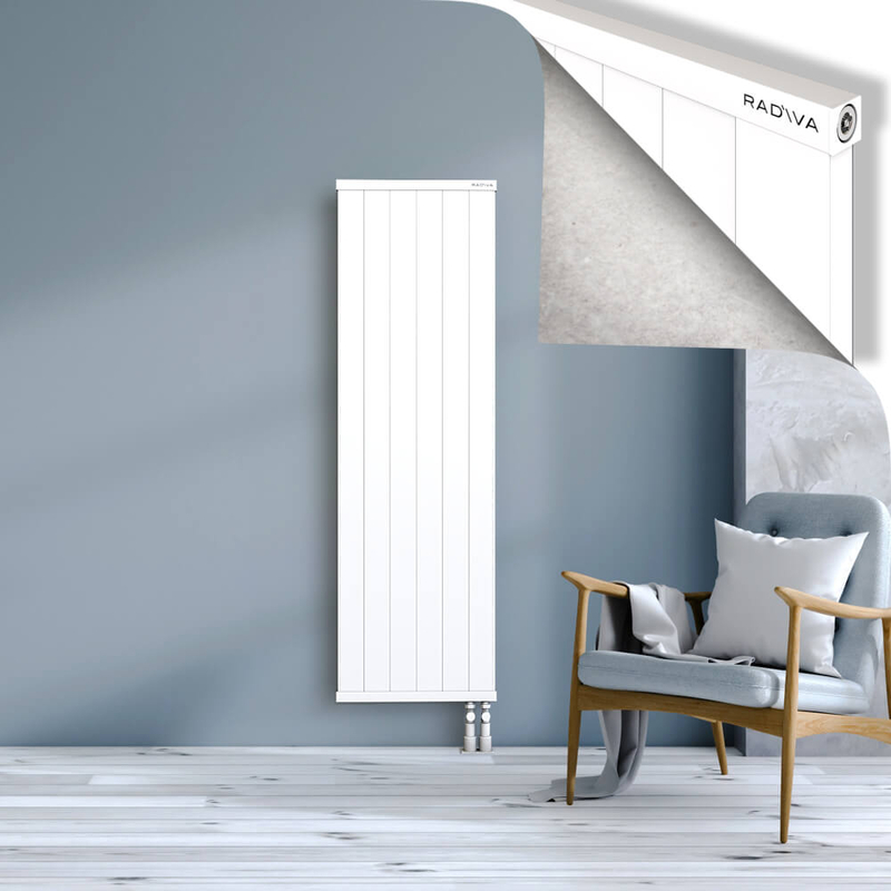 RIO Dekoratif Alüminyum Radyatör 1600x604 Beyaz