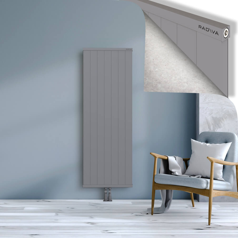 RIO Dekoratif Alüminyum Radyatör 1600x704 Gri