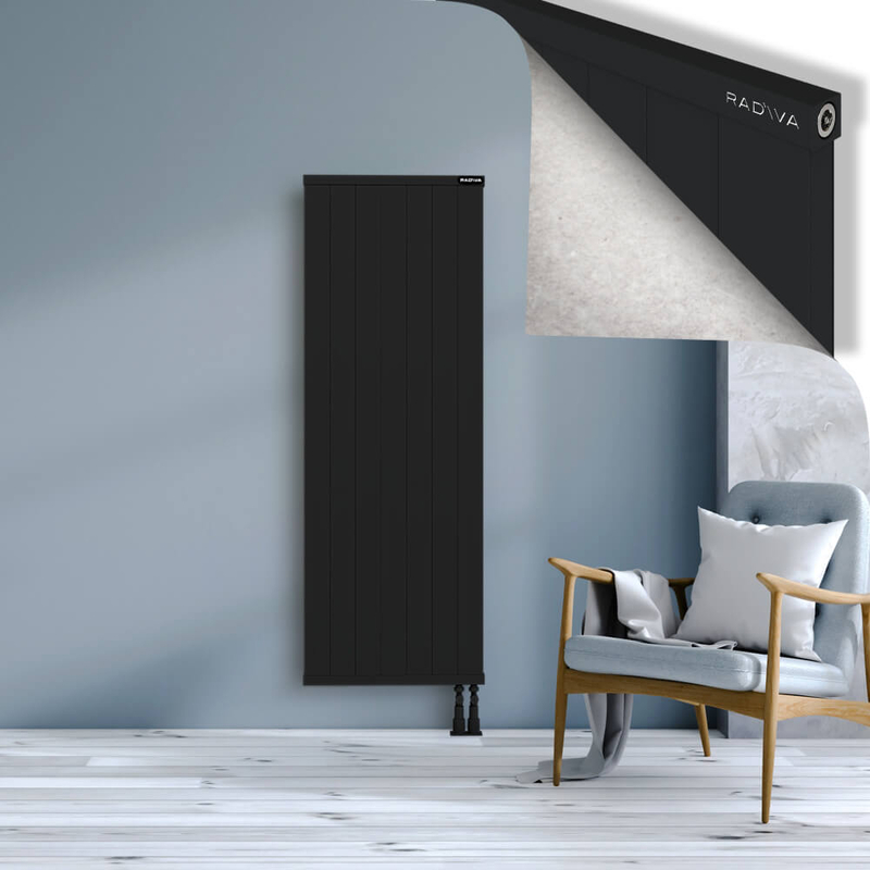 RIO Dekoratif Alüminyum Radyatör 1600x704 Siyah