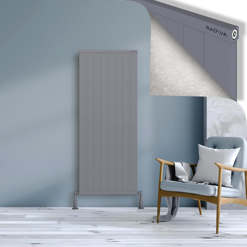 RIO Dekoratif Alüminyum Radyatör 1600x804 Gri