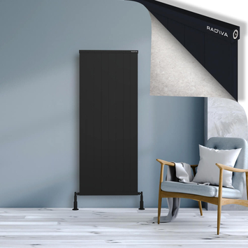 Radiva - Rio Dekoratif Alüminyum Radyatör 1600x804 Siyah