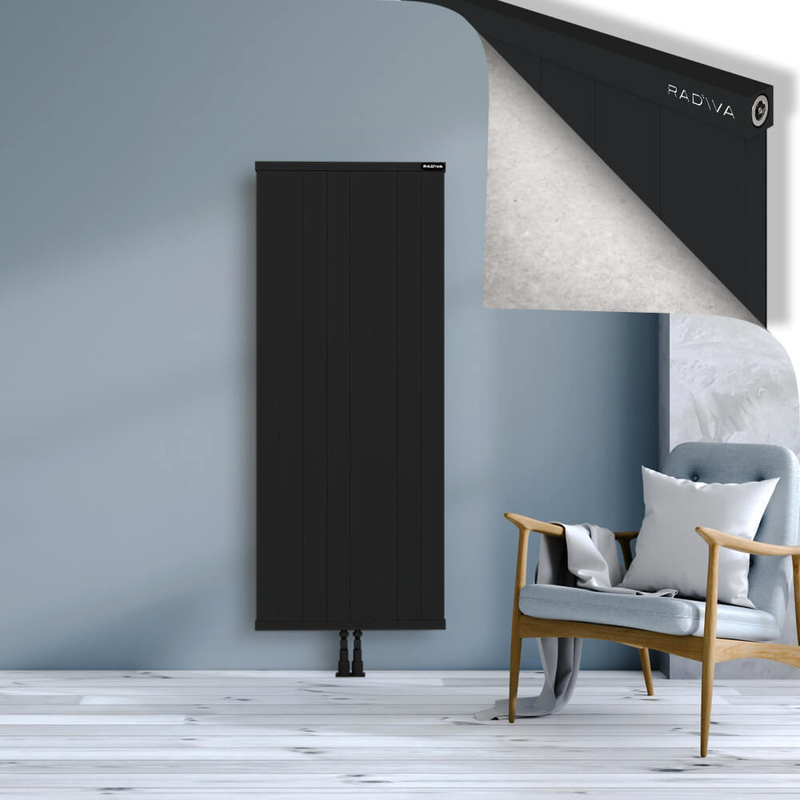RIO Dekoratif Alüminyum Radyatör 1600x804 Siyah