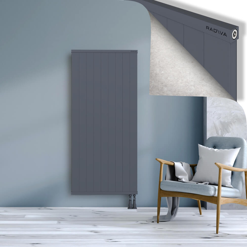 RIO Dekoratif Alüminyum Radyatör 1600x904 Antrasit