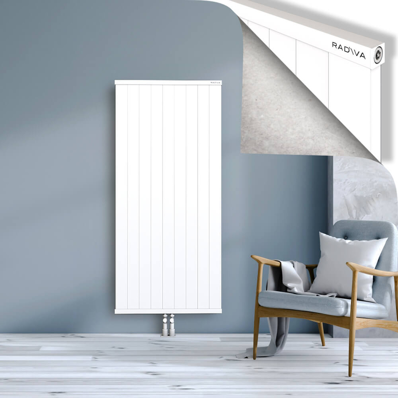 RIO Dekoratif Alüminyum Radyatör 1600x904 Beyaz