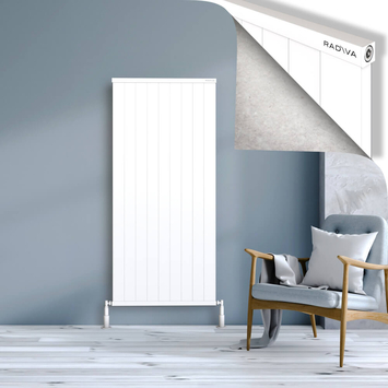 Radiva - Rio Dekoratif Alüminyum Radyatör 1600x904 Beyaz