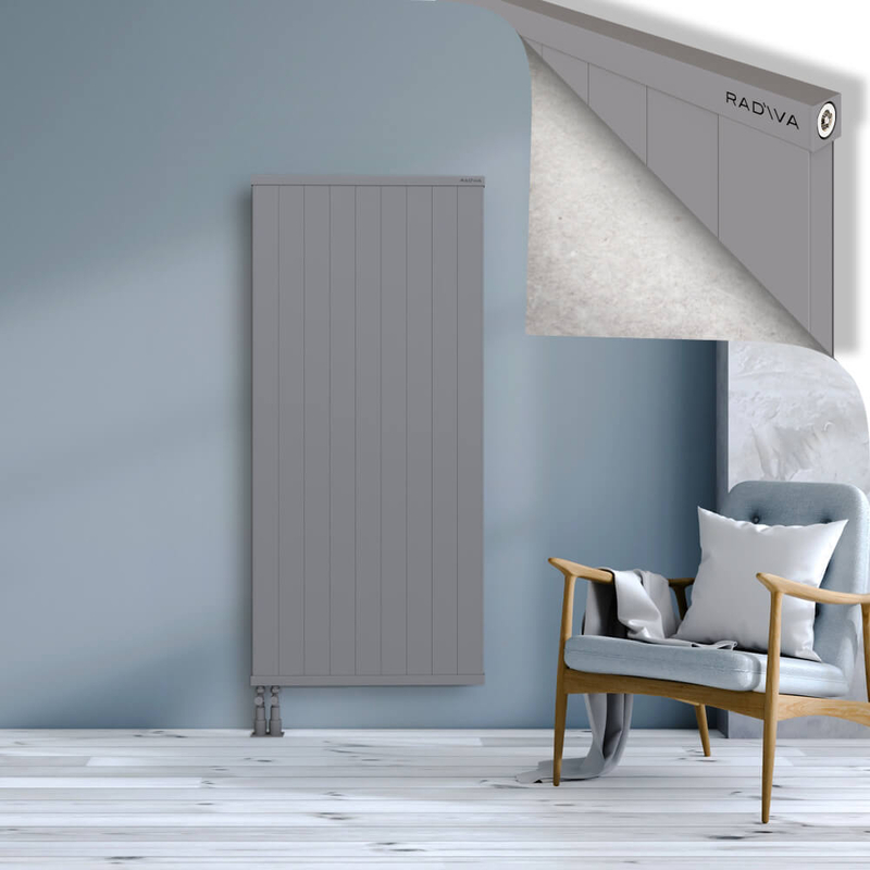 RIO Dekoratif Alüminyum Radyatör 1600x904 Gri