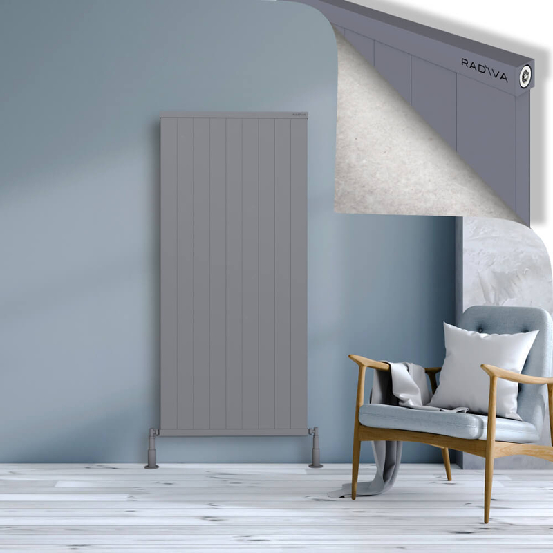 RIO Dekoratif Alüminyum Radyatör 1600x904 Gri