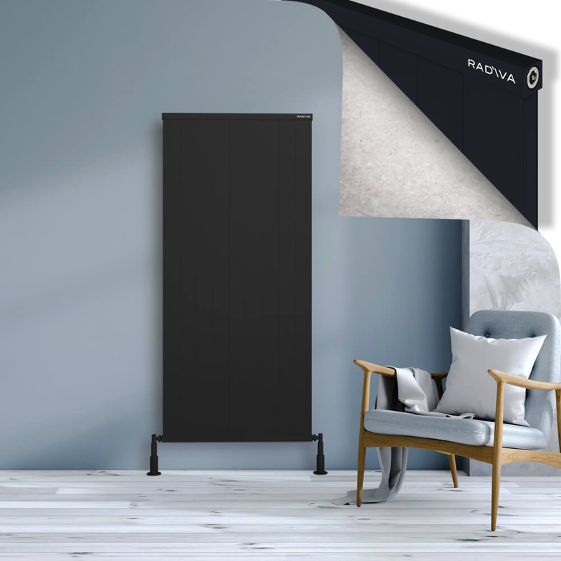 RIO Dekoratif Alüminyum Radyatör 1600x904 Siyah