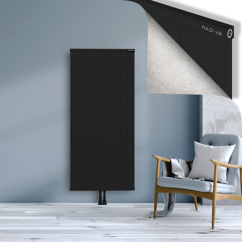 RIO Dekoratif Alüminyum Radyatör 1600x904 Siyah