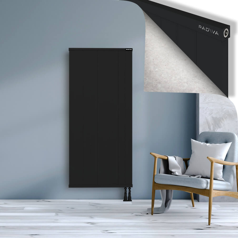 RIO Dekoratif Alüminyum Radyatör 1600x904 Siyah