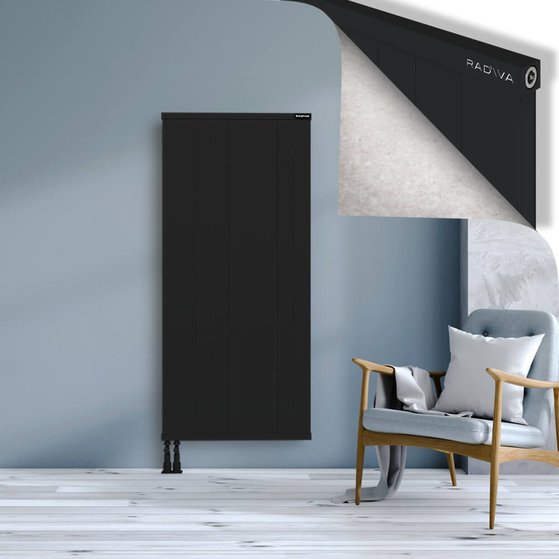 RIO Dekoratif Alüminyum Radyatör 1600x904 Siyah