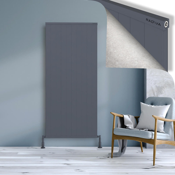 Radiva - Rio Dekoratif Alüminyum Radyatör 1800x1004 Antrasit