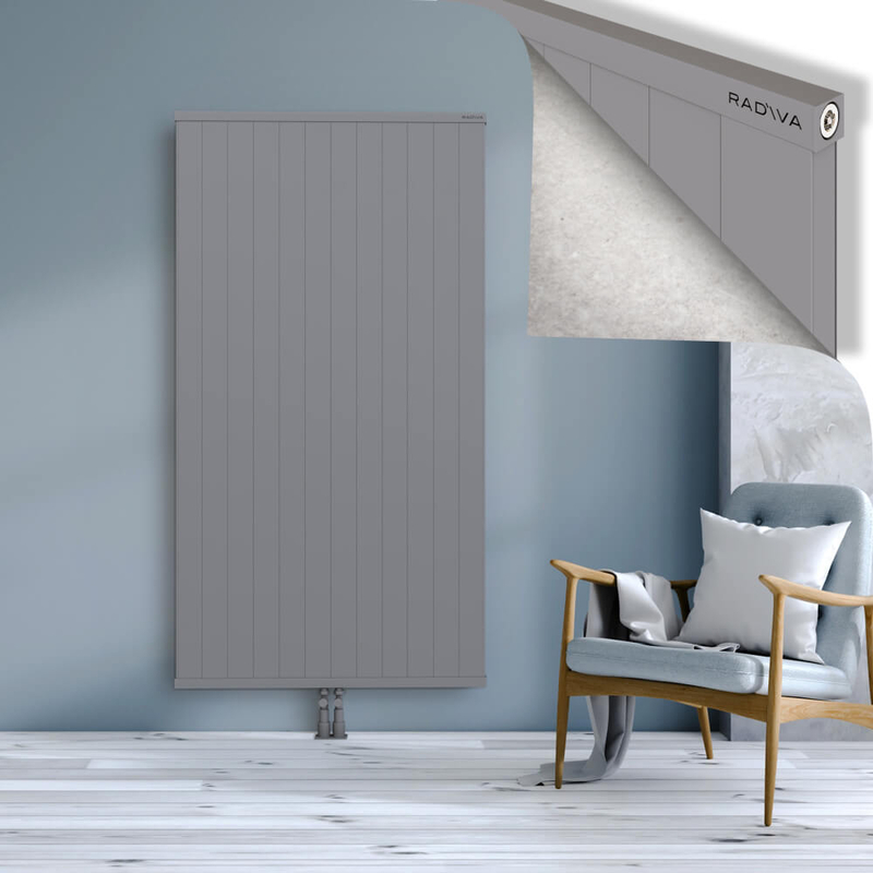 RIO Dekoratif Alüminyum Radyatör 1800x1204 Gri