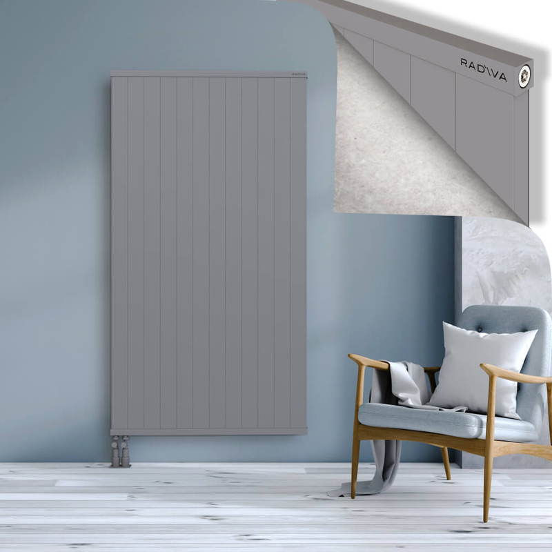 RIO Dekoratif Alüminyum Radyatör 1800x1204 Gri