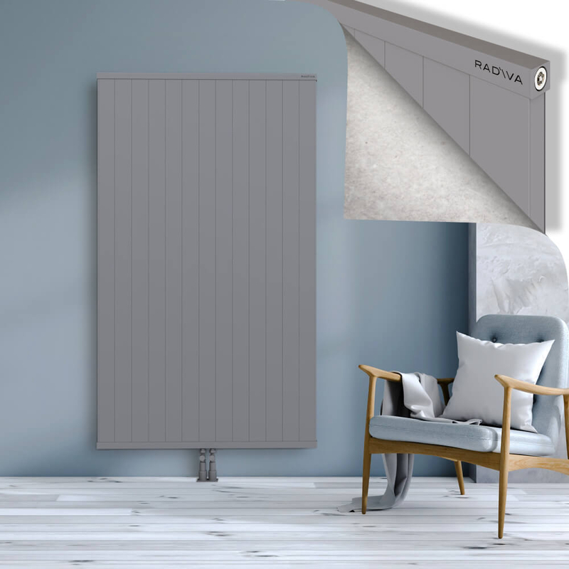 RIO Dekoratif Alüminyum Radyatör 1800x1304 Gri