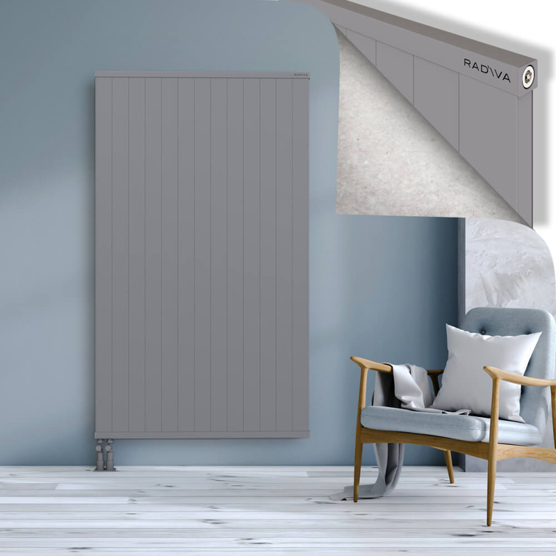 RIO Dekoratif Alüminyum Radyatör 1800x1304 Gri