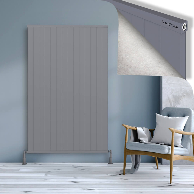 RIO Dekoratif Alüminyum Radyatör 1800x1404 Gri