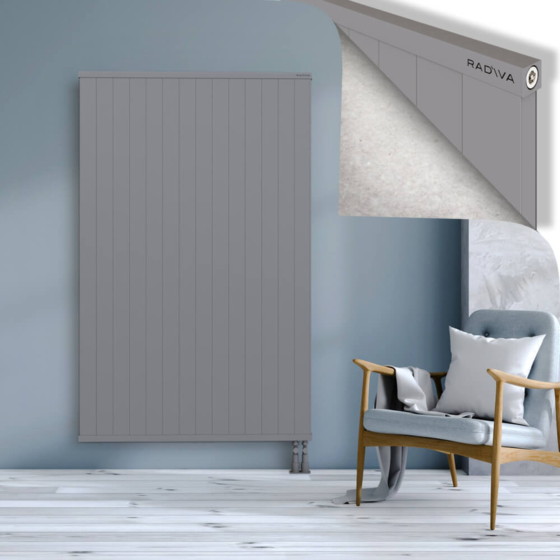 RIO Dekoratif Alüminyum Radyatör 1800x1404 Gri