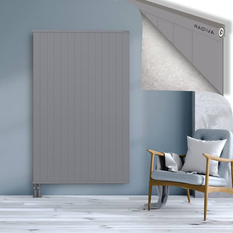 RIO Dekoratif Alüminyum Radyatör 1800x1404 Gri