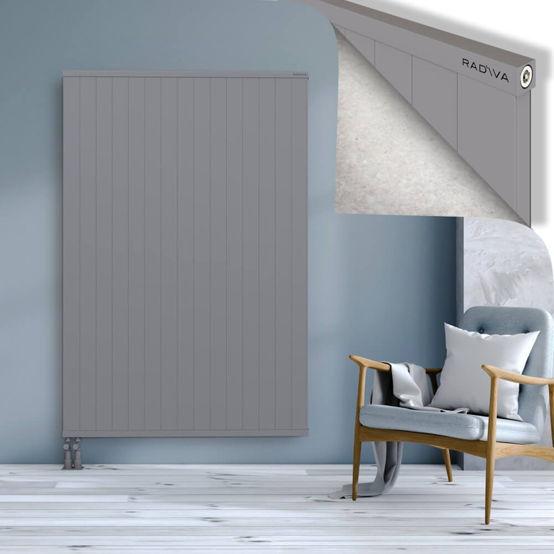 RIO Dekoratif Alüminyum Radyatör 1800x1504 Gri